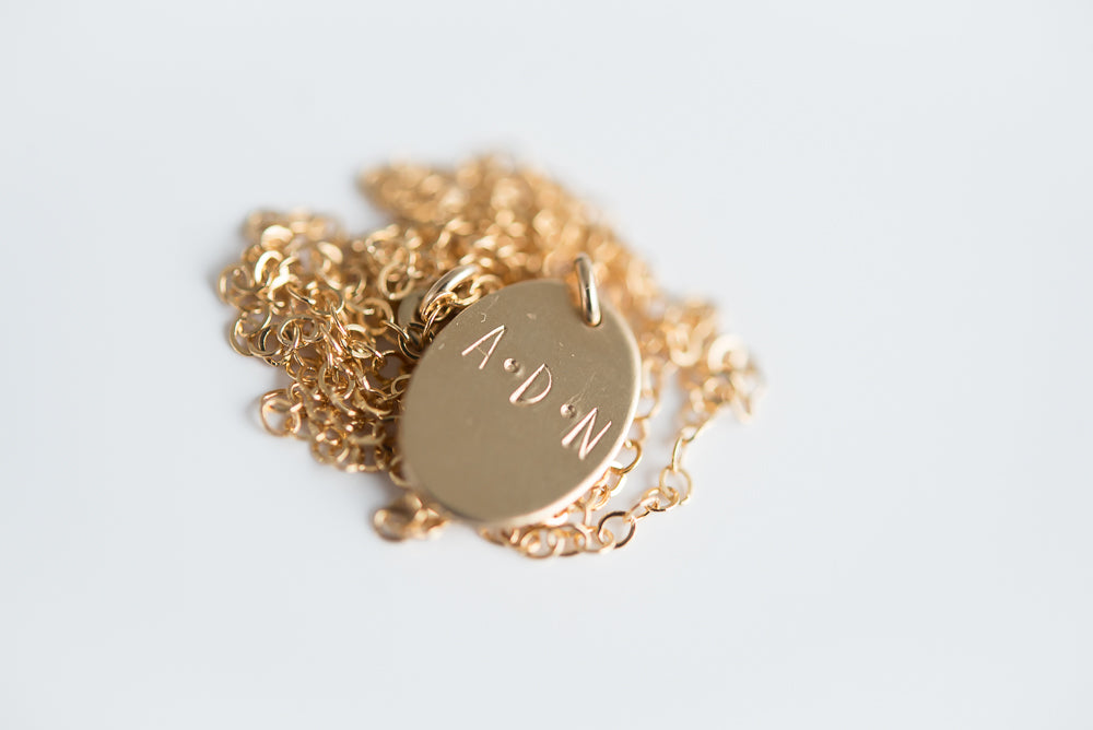 Design Your Own Gold Necklace Design Your Own Stamped Oval